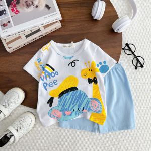Bộ Quần Áo Trẻ Em Cộc Tay Minky Mom Vải Cotton Cho Bé 0-8 tuổi Mặc Đi Chơi Mặc Nhà Mặc Đi Học TN-IN166