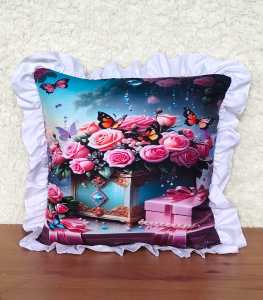 Sarung Bantal Sofa Printing Rumbai 40x40 By.Shafiyyah.sarban