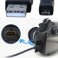 Kabel data nikon UC-E6 USB 2.0 Mini-B 8 Pin 1.5M D7500 D7200 D3300 D3200 D5100 D5200 D5000 D5300 D5500 D750 DF sony DSC w800 w810 w830 a200 a700 a850 a900 mini 8pin Cable camera DSLR nikon K-30 K-5II K-5IIs K10D coolpix P100 P300 P310 Lumix S2500 S2700. 