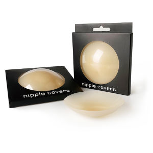 3 Pairs Self Adhesive Silicone Nipple Cover Pasties Size A-D Womens Bra Nipple Covers Reusable Pasty Nipple Covers for Women with Travel Box