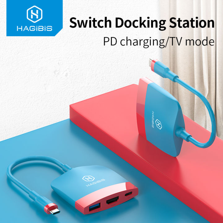 Charging Station Nintendo Switch Docking Station For Tv Hagibis
