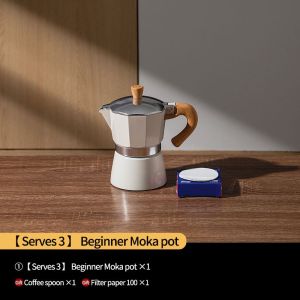 Bincoo Moka Pot Electric Stove Set Coffee Pot Household Small Hand Grinding Coffee Machine Full Set Of Extraction Equipment