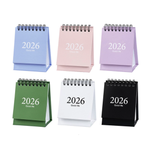 2026 Desk Calendar 19 Month Referance from Jan 2026 to Jul 2027 Twin-Coil Binding Monthly Calendar For Notes Appointment