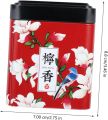 Japanese Style Loose Leaf Tea Storage Tin Miniature Coffee Storage Canister Metal Airtight Tea Container Portable Tea Organizer for Tea Bags and Loose Tea. 