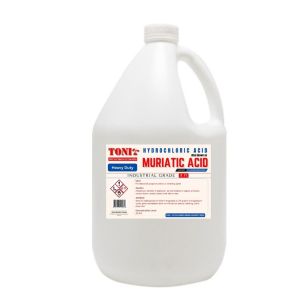 TONI MURIATIC ACID FOR SWIMMING POOL AND INDUSTRIAL USE HIGH QUALITY/ HEAVY DUTY (29-30)CONCENTRATION LEVEL/MULTI-PURPOSE