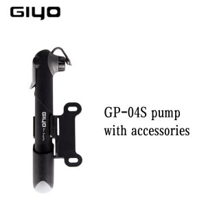 Giyo MTB xe đạp đường trường Micro lốp Bơm Lốp Xe áp suất mini bơm hơi di động 100PSI AV/FV đạp xe phổ thông cái bơm lốp thể thao ngoài trời phụ kiện