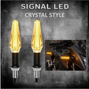 LAMPU SIGNAL LED ( CRYSTAL STYLE ) 135LC V8 Y15 Y16 MT15 R15 FZ150 RS150 RSX VF3 RAIDER SUPERBIKE