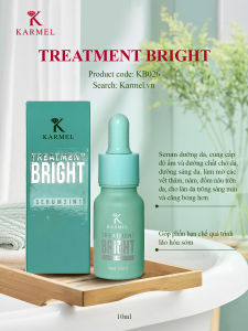 Karmel Treatment Bright Serum 2in1 - Serum dưỡng da cung cấp độ ẩm và dưỡng chất cho da giúp làm mờ các vết thâm nám đốm nâu trên da cho làn da sáng mịn và bừng bừng.