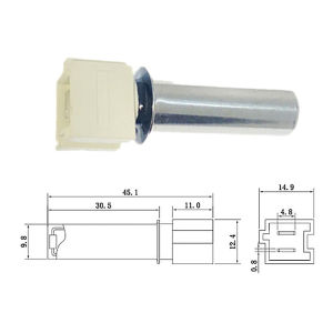 NTC Washing Machine Temperature Sensing Probe R60℃ 3243K / B25℃ 3760K Temperature Sensor Head