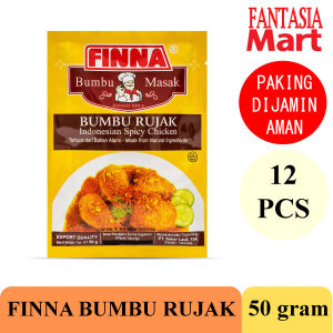 FINNA BUMBU MASAK RUJAK PACK 12 PCS 50 GRAM FUN CORNER DENGAN PAKING AMAN