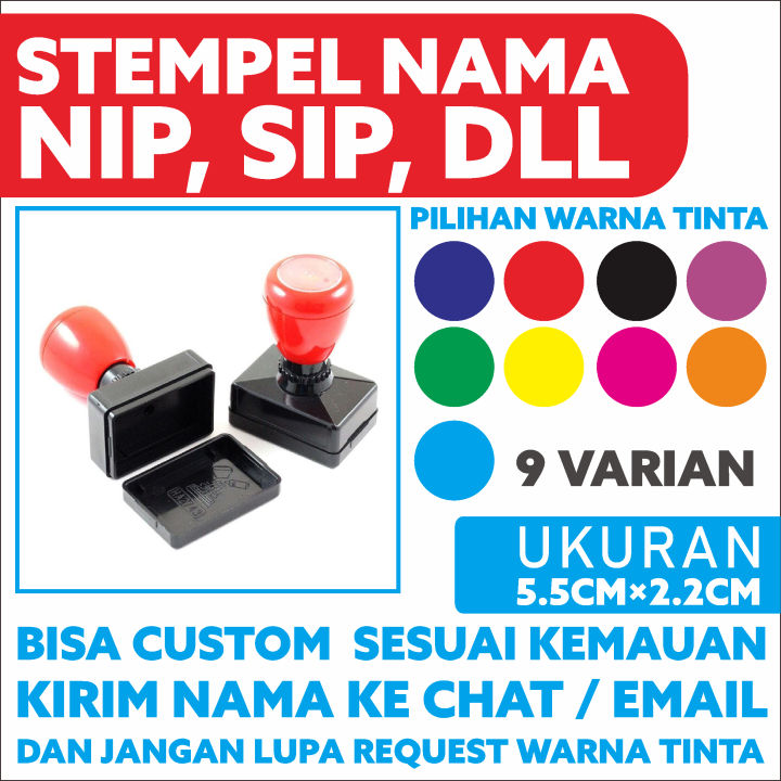 STEMPEL FLASH OTOMATIS PERSEGI PANJANG SEMUA UKURAN