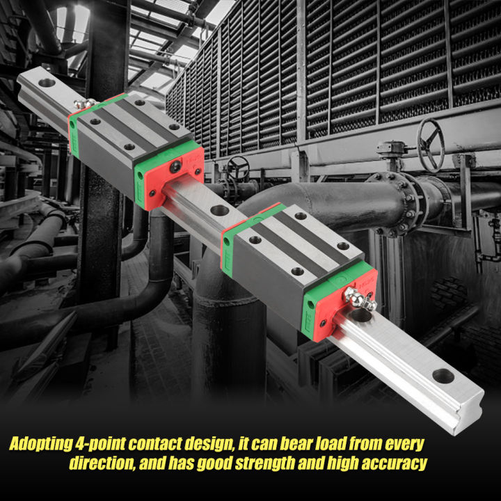Linear Guide Rail 4-Point Contact Linear Rail Block for Industry ...