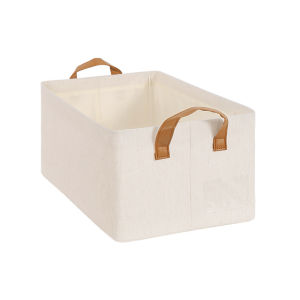 (Giặt được) Hộp trượt đựng quần áo 26L vải cotton và lanh Thiên Sơn cao cấp khung thép sơn tĩnh điện TD100