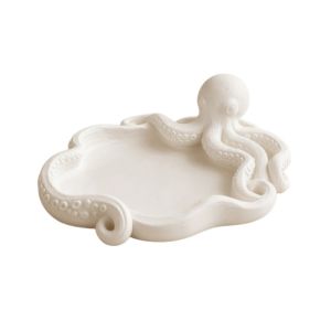 LIUJIR Hình dạng bạch tuộc Khay đựng đồ trang sức In 3D Sáng tạo Đĩa trưng bày nhẫn và khuyên tai Phụ kiện chụp ảnh Tiết kiệm không gian Khay trưng bày vòng cổ Phòng khách