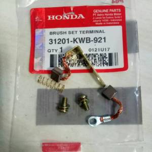 Arang Areng Cool Kul Stater Starter Dinamo Brush Set Terminal Blade Revo Abs KWB KVY KVB Arang Areng Cool Stater Starter Brush Set Lengkap Motor Beat 110 Vario CW CBS Techno Revo Blade Abs Absolute Spacy Scoopy Lama Karbu Old New Baru KWB