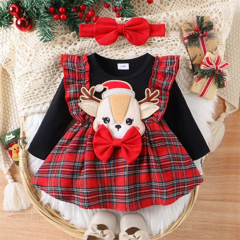 Christmas dress newborn girl best sale