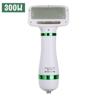GREENPETS 2 in 1 Pet Hair Dryer Comb Portable Pet Grooming Cat Hair Dog Fur Blower with Slicker Grooming Brush