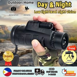Camera telescope Optical Zoom long range telescop Portable Monocular Telescope 40x60 HD night vision