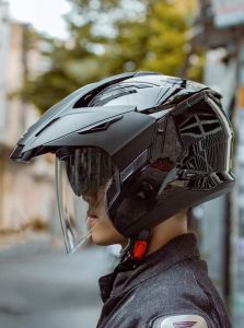 Mũ bảo hiểm 3/4 2 kính ZEUS 613B (Tặng kèm mái che 300.000) (KHÔNG BAO GỒM HÀM GẮN THÊM) - BIKER 176 - NÓN BẢO HIỂM & DẦU NHỚT VŨNG TÀU