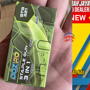 SOLID SLSG01-301 Staples Tembak FREE 600 PAKU Stapler Tacker 3in1 4-14mm Staple Jok by BULL