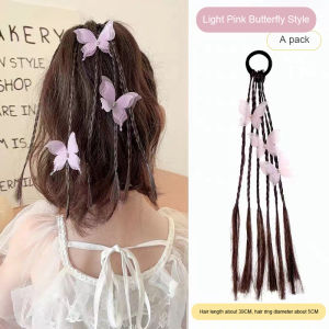 🔥Cozyrooms👍Children Twisted Braid Hair Rope Sweet Cool Boxing Braid Rubber Band Horsetail Bow Hair Rope