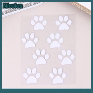 [Nicoles] DIY Cute Cat Paw Bike E-Bike Frame Reflective Stickers Bicycle Body Road MTB Bikes Tube Moto Helmet Vinyl Decals Accessories