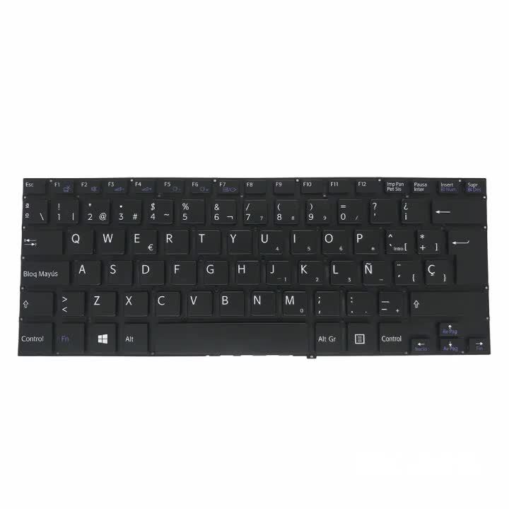 SP LA Replacement keyboards for SONY Vaio SVF14 SVF142 SVF143 SVF144 SVF14E SVF 142 143 Spanish Latin black keyboard OnSale Hot