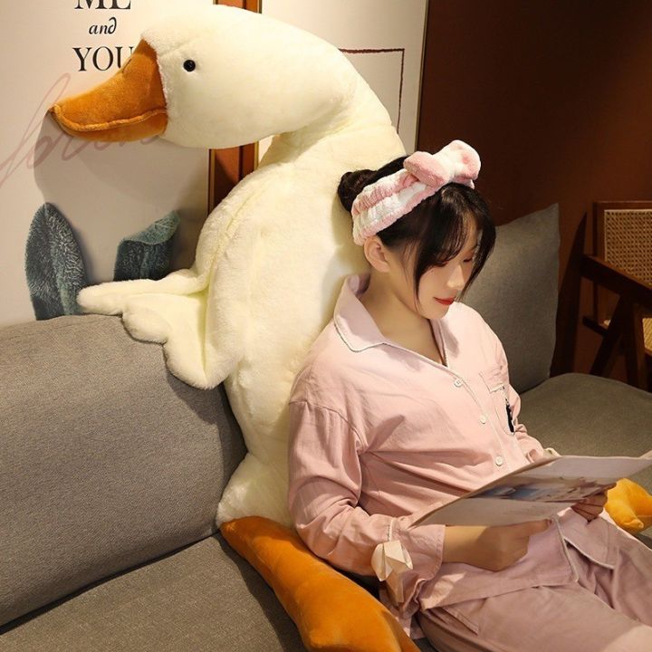 50-160CM%20Soft%20Goose%20Stuffed%20Toy%20Big%20White%20Duck%20Funny%20Soft%20Long%20Pillow%20Animal%20Children's%20Birthday%20Gifts%20Present%20Anak%20Patung%20Mainan%20-%20Image%207