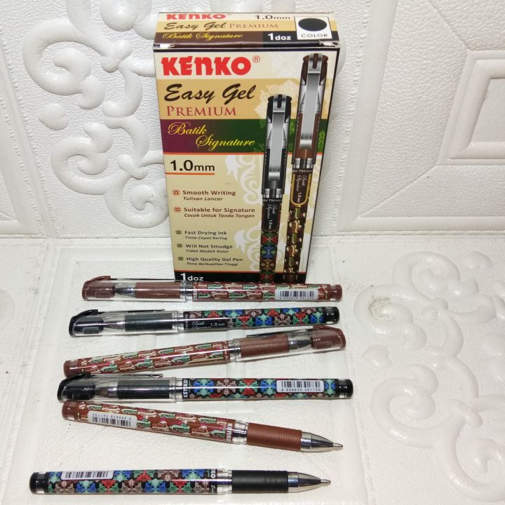 Pulpen%20Kenko%20Easy%20Gel%20Premium%201.0%20mm%20Batik%2012%20pcs/%20Pen%20Tanda%20tangan%20-%20Image%206