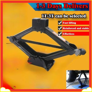 【Local store】 1.5T Auto Labor Saving Jack Small Car Tire Jack SUV Car Tool Set Scissor Jack Special Bracket