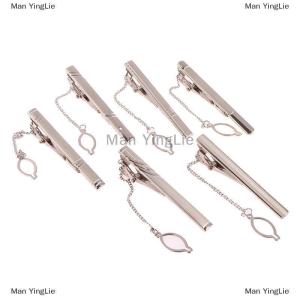 [COD] Man YingLie 1Pc Color Necktie Pin Tie Clip For Men Wedding Necktie Tie Clasp Clip