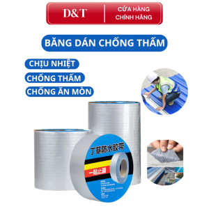 Băng Keo Chống Thấm Nước Băng Dính Chống Thấm Dột Chịu Nhiệt Cao Chống Ăn Mòn Dán Mái Tôn