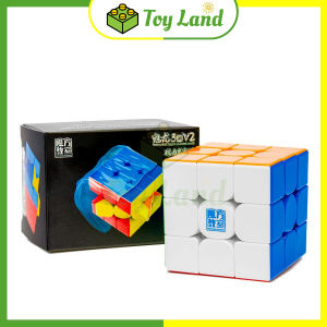 [V2] Rubik 3x3 MoYu MeiLong 3M V2 UV Coated Rubic 3 Tầng Nam Châm Stickerless Đồ Chơi Trí Tuệ Trẻ Em Phát Triển Tư Duy