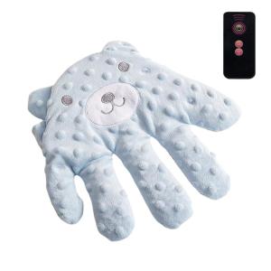 Baby Soothing Hand Comforting Pillow Cartoon Pacify Doll Toy for Sleep Assist Automatic Patting Function with Remote
