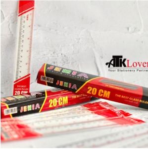 Penggaris / Mistar / Garisan (15cm / 20cm / 30cm) Bening JENIA