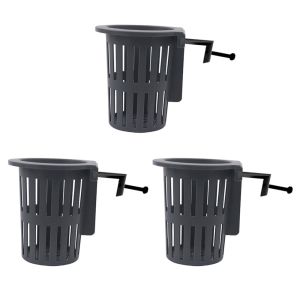 ADAMOL Wall-Mounted Aquarium Plant Basket Water Culture Planter Plastic Aquatic Plant Holder Easy Install Planter Containers Nursery Pots Aquarium