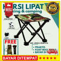 Kursi Lipat Mancing / Kursi besi Portabel untuk memancing / TaffSPORT Kursi Lipat Mancing Kotak Desain Army Cocok Dipakai Ketika Anda Pergi Memancing Ataupun Camping Tiang Dari Besi dan Tempat Duduk Dari Kain, Kursi Lipat Santai - Warna Camouflage. 