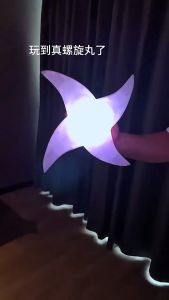 Whirlwind Spiral Blade Cool Rotating Seven Color Light Performance Prop Shocking Visual Effects Surprising Gift Toy