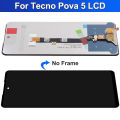 Original LCD For Tecno Pova 5 LH7 / LH7n LCD Touch Screen Display Digitizer Assembly Replacement. 