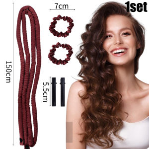 Heatless Curling Rod Headband Soft Hair Curlers No Heat Hair Rollers Lazy Curls Sleeping Headband Ties Hair Styling Tools