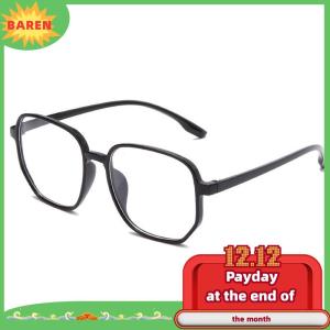 BAREN Fashion Polygon Glasses Students Women Glasses Anti Blue Light Glasses