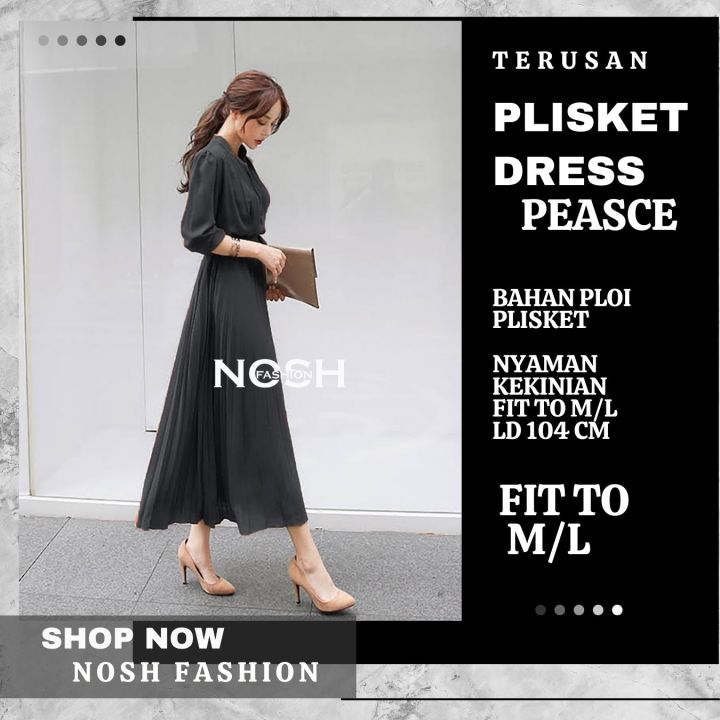 Long%20Dress%20Korea%20Ploi%20plisket%20lengan%20panjang%20wanita%20/%20Terusan%20Dres%20Kekinian%20Peacce%20-%20NOSH%20-%20Image%206