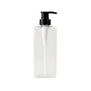 AODDO 400/500ml Soap Dispensers Refillable Empty Lotion Pump Bottle Portable Square Design Shampoo Sub-bottling Bathroom Home Use