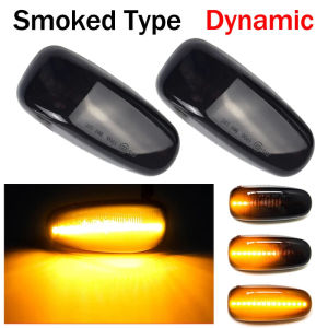 1 Pair Car LED Side Marker Turn Signal Lights For  Benz W210 W202 CLK W208 SLK R170 W638 Turn Signal Light