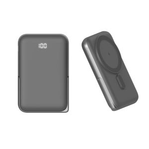 AIRDROPTECH PD 20W MagSafe Powerbank With Stand 10000mAh Magnetic Wireless Fast Charging Mini Power Bank Battery Pack Portable Charger For iPhone 15 14 13 12 Pro Max Portable Quick Charger