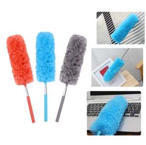 HIONE Feather Duster Washable Anti Static Duster with Soft Microfiber for Cleaning Car Cleaning Tool (RANDOM COLOR)