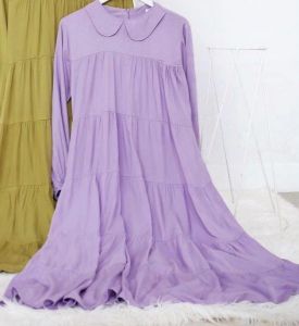 MIDI DRESS RAYON HITS