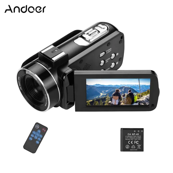 Andoer 1080p Hd Camcorder Andoer 4K Ultra HD Handheld DV Professional  Digital Video Camera