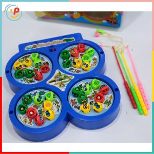 Đồ Chơi Câu Cá Nam Châm 4 Ô Có Nhạc 9923 PeeKaPaw Toys