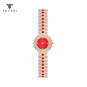 Teconi Jam Tangan Wanita Classic Vintage Analog Diamond C013 - Anti Air & Free Bubble & Free Box